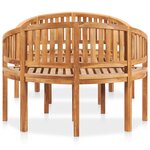 Salon de jardin meuble d'extérieur ensemble de mobilier 3 pièces en forme de banane bois de teck solide 02_0016046
