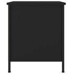 vidaXL Tables de chevet 2 Pièces noir 40x42x50 cm bois d’ingénierie