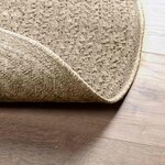vidaXL Tapis ZIZUR beige Ø 160cm aspect de jute intérieur et extérieur