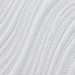 vidaXL Matelas Blanc et Gris 120 x 200 cm Mousse à Mémoire