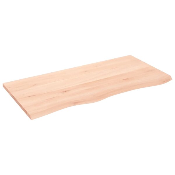 vidaXL Étagère murale 100x50x2 cm bois de chêne massif non traité