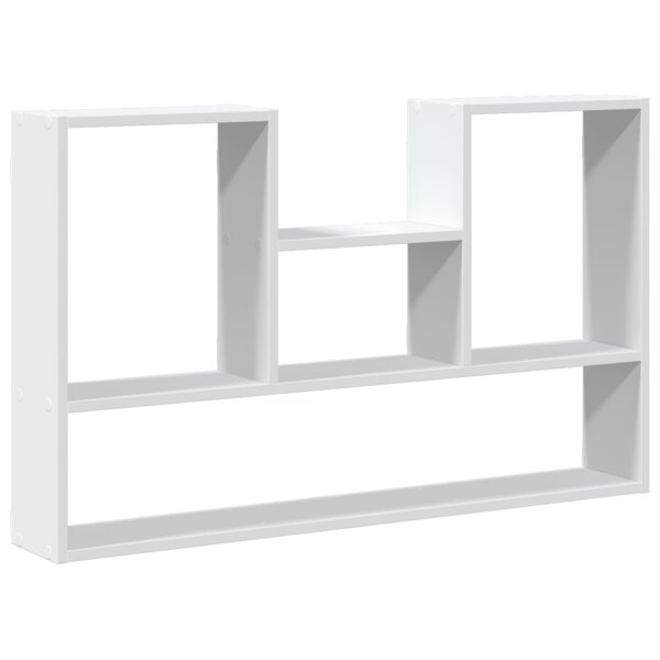 vidaXL Étagère murale blanc 99x15x60 cm bois d'ingénierie