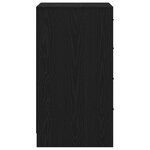 vidaXL Buffet Chêne Noir 40x41x75 cm Bois d'ingénierie