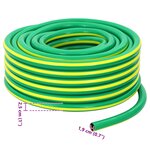 vidaXL Tuyau de jardin 5 couches Vert et jaune 19 mm PVC