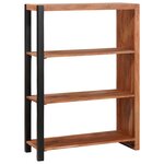 vidaXL Étagère Marron 80 x 30 x 110 cm Bois d'acacia massif