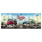 puzzle 1000 pièces - à travers les Alpes en VW