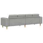 Ensemble de Canapés Gris nuage tissu