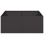 vidaXL Jardinière noir 100x100x40 cm acier