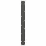 vidaXL Pieds de table à manger Anthracite 2 pièces 100 x (72-73) cm Acier