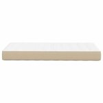 vidaXL Matelas de Lit avec matelas Vert 90 x 190 cm tissu