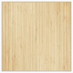 vidaXL Tapis carré naturel clair 100x100 cm bambou