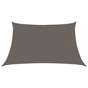 vidaXL Voile d'ombrage 160 g/m² Anthracite 3/4x2 m PEHD