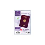 Etui De Protection Pour Passeport 2 Volets Pvc Lisse 20/100e - Cristal - Exacompta