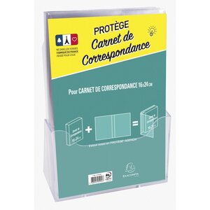 Exacompta protège carnet de correspondance - 16 x 24 cm