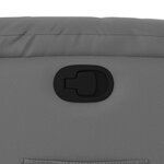 vidaXL Fauteuil inclinable Gris Similicuir