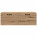 vidaXL Armoire Murale Montage mural Chêne artisanal 100 x 36 5 x 35 cm