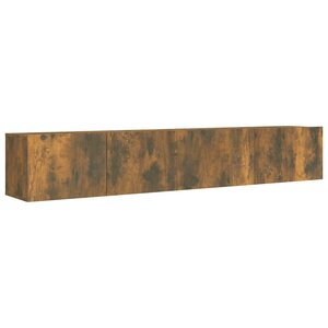 vidaXL Ensemble de meubles TV 2 Pièces Chêne fumé Bois d'ingénierie