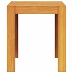 vidaXL Table d'appoint de jardin 43 x 36 x 40 cm en teck massif