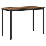vidaXL Table de salle à manger / Table de repas MÉTAL