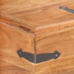 vidaXL Coffre 40x40x40 cm Bois d'acacia solide