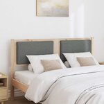 vidaXL Tête de lit Autre Marron 160 cm Bois massif en pin