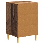vidaXL Table de chevet Bois ancien 43 x 39 5 x 66 5 cm