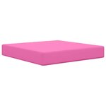 vidaXL Coussin de canapé d'extérieur 2 Pièces Rose Polyester