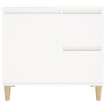 vidaXL Armoire de salle de bain blanc 65x33x60 cm bois d'ingénierie