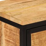 vidaXL Table de chevet 40x30x52 5 cm bois de manguier massif brut
