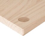 vidaXL Dessus de bureau 80x40x2 5 cm bois massif de pin