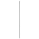 vidaXL Tête de lit de remplacement métal blanc 75 cm