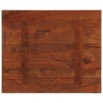 vidaXL Dessus de table 60x50x3 8 cm rectangulaire bois massif récupéré