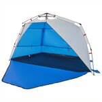 vidaXL Tente de plage 3 personnes libération rapide imperméable