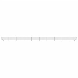 vidaXL Clôture en treillis métallique anthracite 0 8x25 m