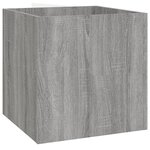 vidaXL Ensemble de meubles de couloir Sonoma gris Bois d'ingénierie