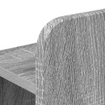 vidaXL Cadre de lit avec rangement Sonoma gris 100 x 200 cm
