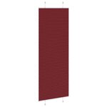vidaXL Store plissé rouge bordeaux 70x200 cm largeur du tissu 69 4 cm