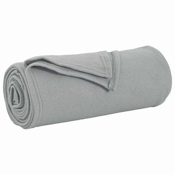 vidaXL Jeté Gris 200 x 150 cm Toison