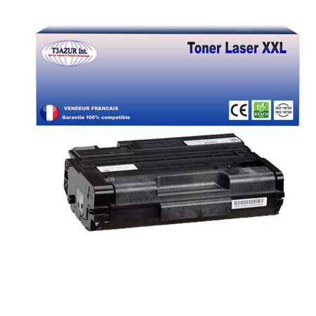 Toner compatible avec ricoh aficio sp3710dn  sp3710sp remplace ricoh aficio sp3710 (408284)- 7 000 pages - t3azur