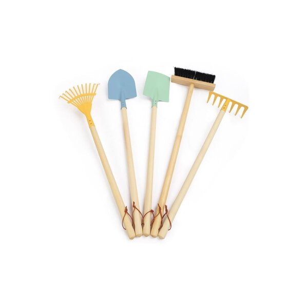 Outils de jardin longs pour enfants – 5 pièces