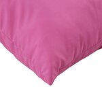 vidaXL Coussins Éparpillés 4 Pièces Rose 50 x 50 cm Tissu en Polyester