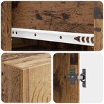 vidaXL Ensemble de Meubles 2 Pièces 33 x 34 5 x 90 cm Bois d'ingénierie