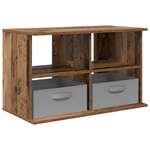 vidaXL Support de télévision avec tiroir Bois ancien 79 x 40 x 48 cm