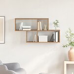 vidaXL Étagère murale Bois Ancien 100x20x53 cm Bois Aggloméré