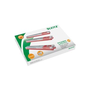 Boîte de 5 recharges 210 agrafes 26/12 Rouge K12 LEITZ