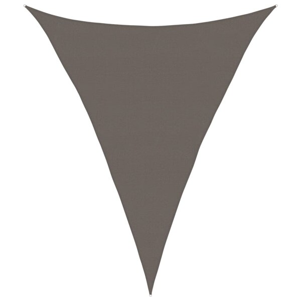 vidaXL Voile d'ombrage 160 g/m² Anthracite 5x7x7 m PEHD