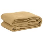 vidaXL Tapis de tente sable 400x600 cm PEHD