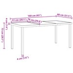 vidaXL Ensemble de salle à manger de jardin 5 pièces en beige poly rattan