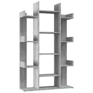 vidaXL Bibliothèque Sonoma gris 86x25 5x140 cm Bois d'ingénierie