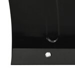 vidaXL Chasse-neige pour chariot élévateur 200x48 cm Noir